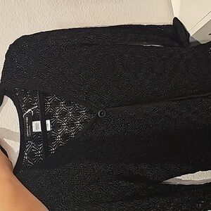 Jones new york crochet cardigan